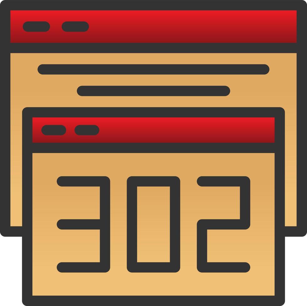 302 Redirect Vector Icon Design