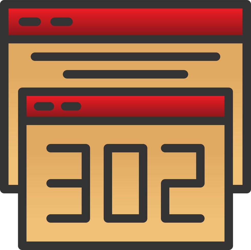 302 Redirect Vector Icon Design