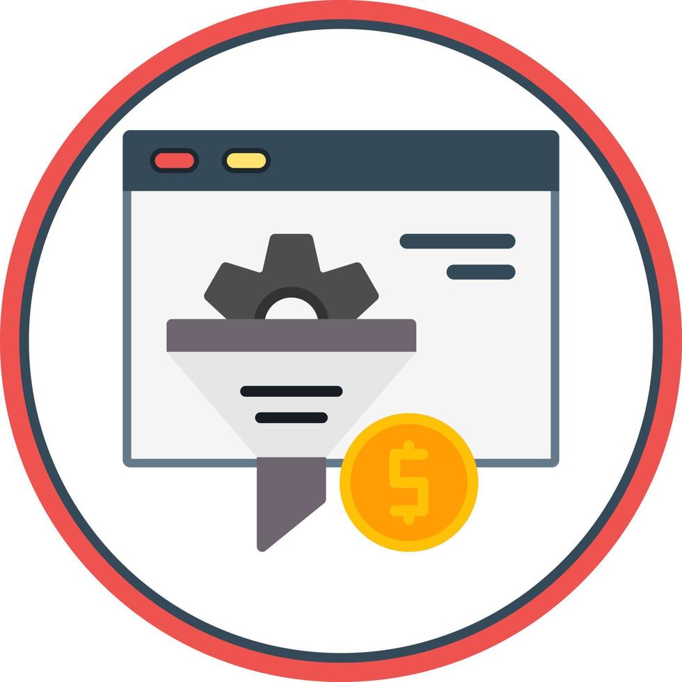 Conversion Rate Vector Icon Design
