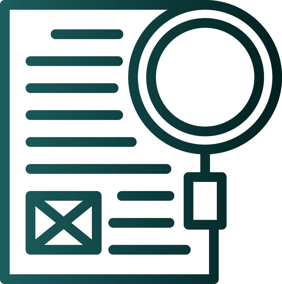 Latent Semantic Index Vector Icon Design