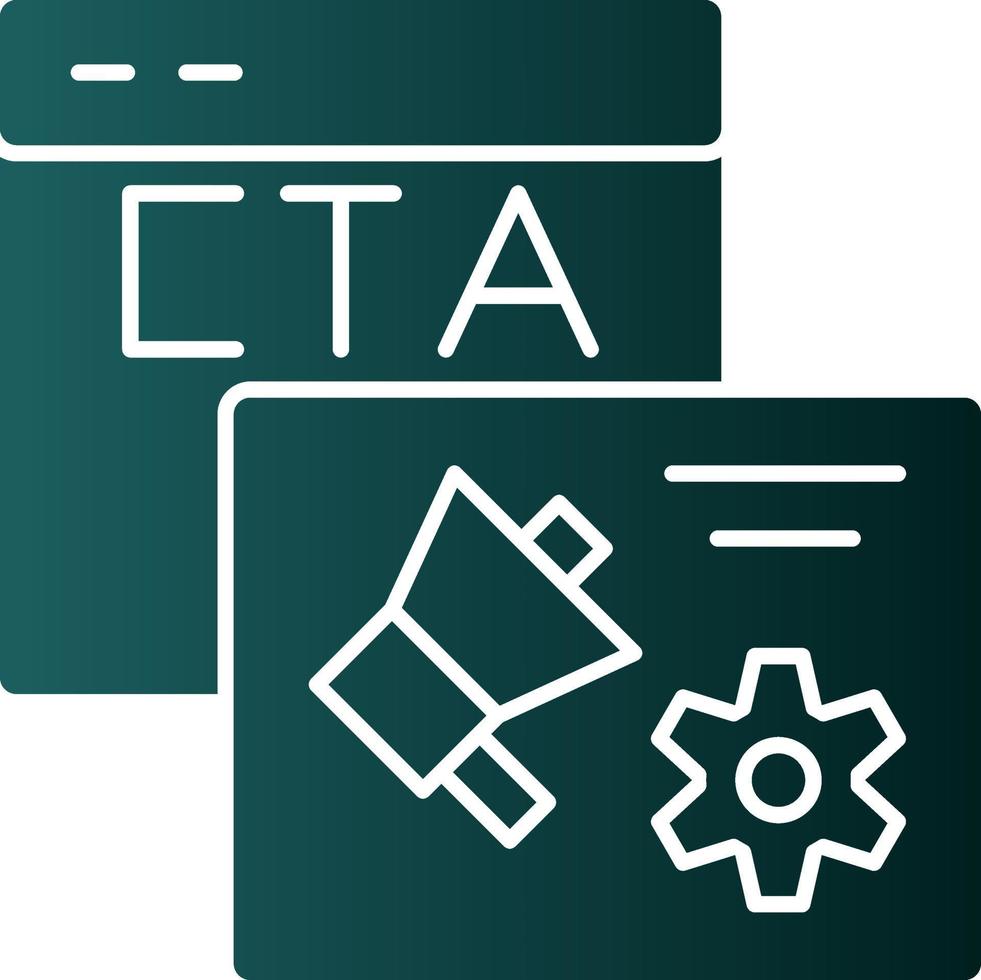 diseño de icono de vector de cta