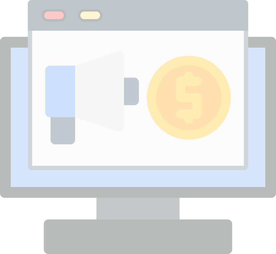 Paid Traffic Vector Icon Design