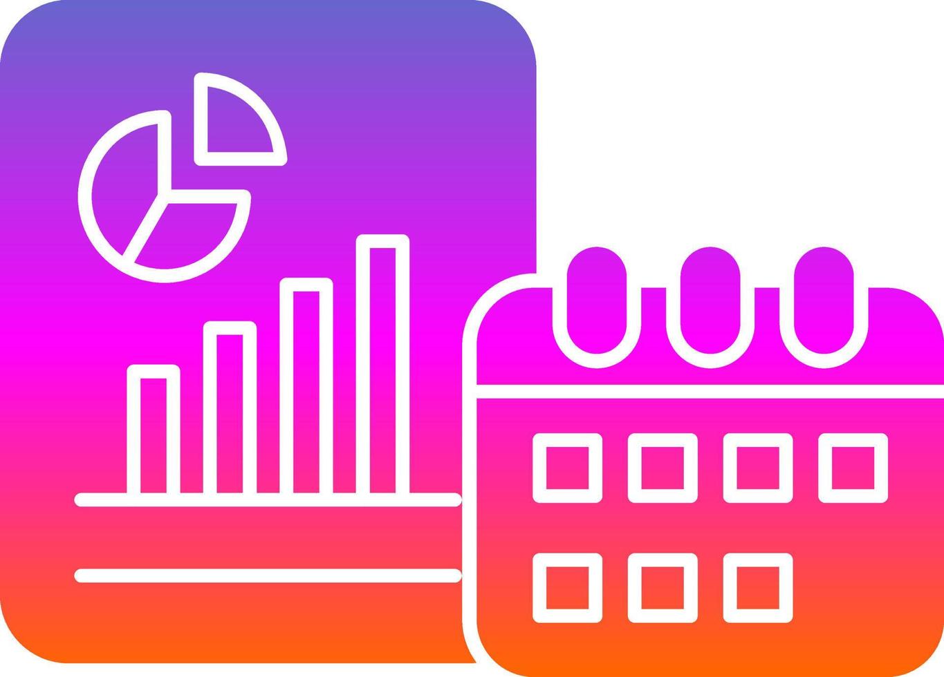 Yearly Report Vector Icon Design