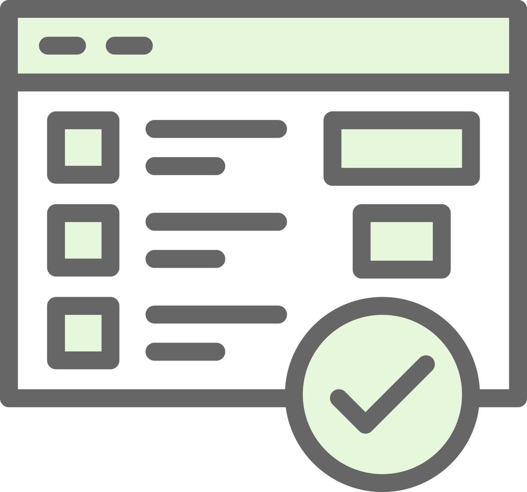 Featured Snippet Vector Icon Design