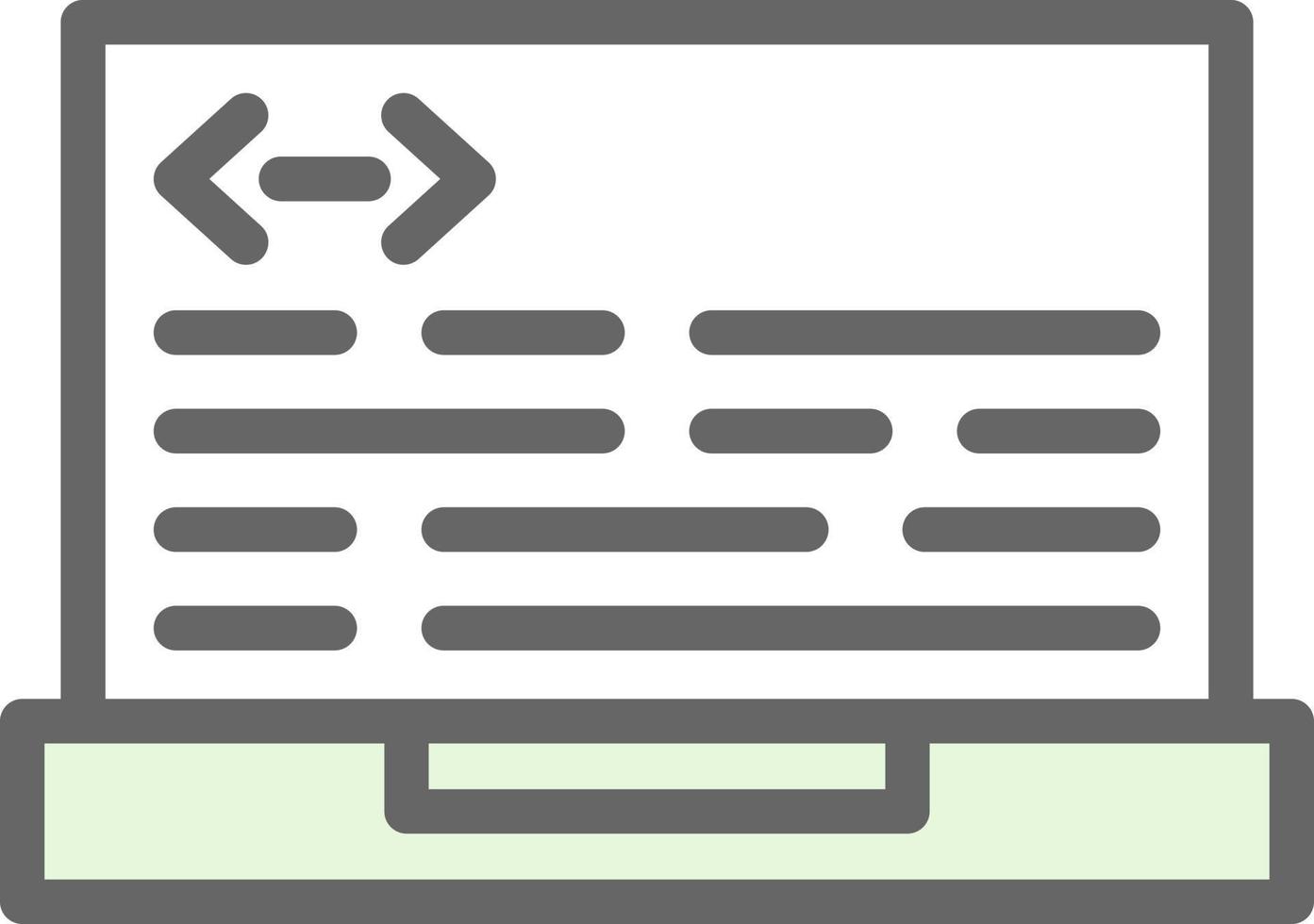 Header Code Vector Icon Design