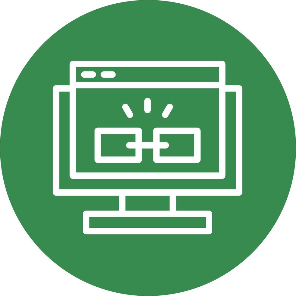 Hyperlink Vector Icon Design