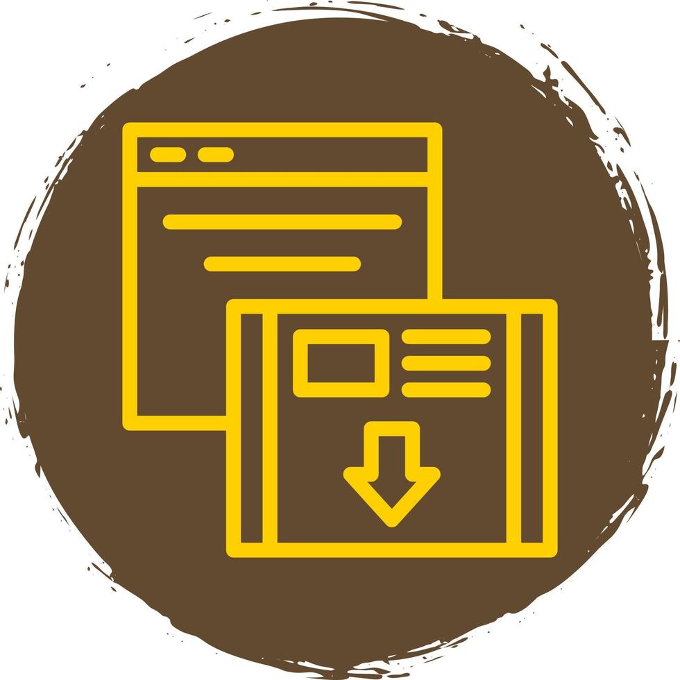 Landing Page Vector Icon Design