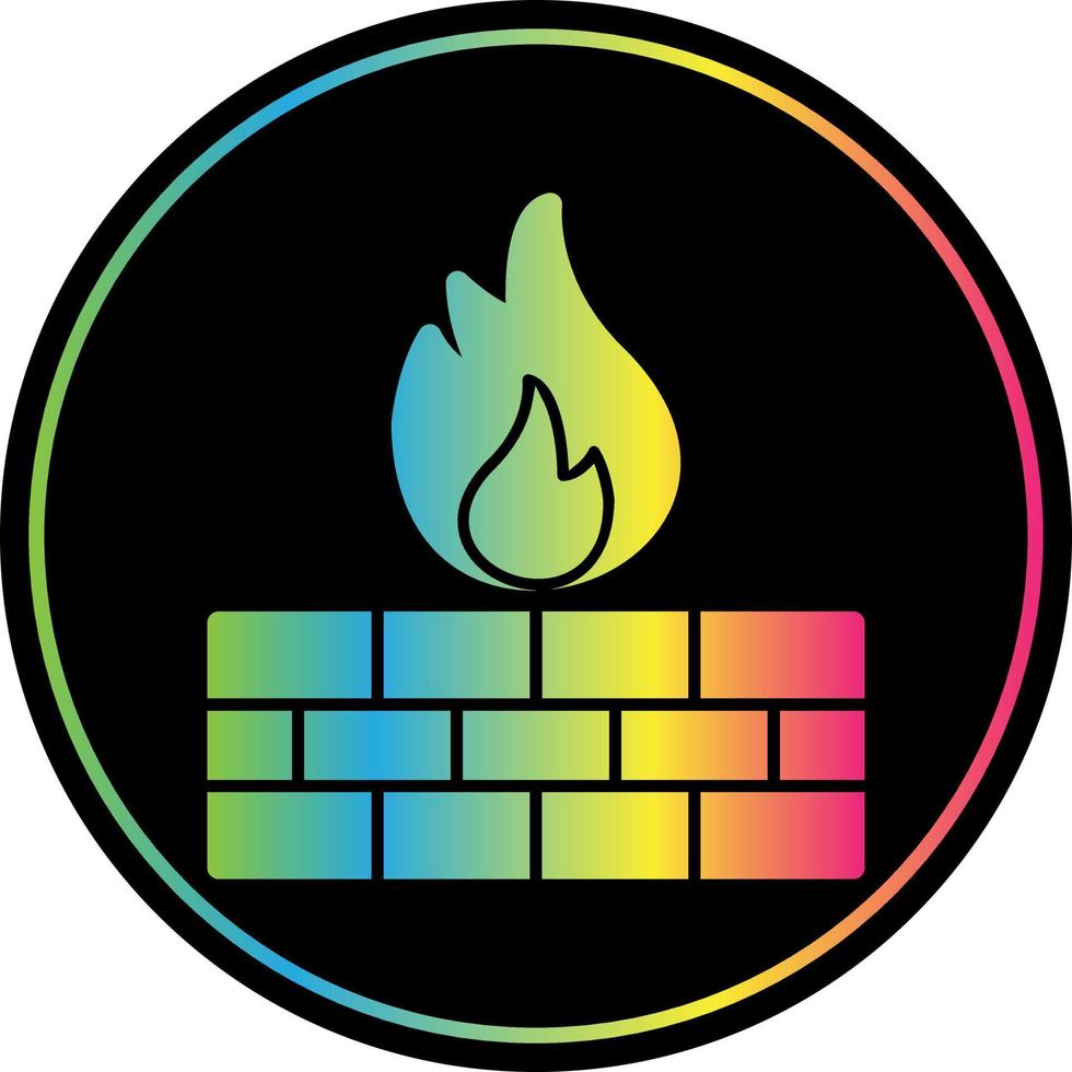 Firewall Vector Icon Design