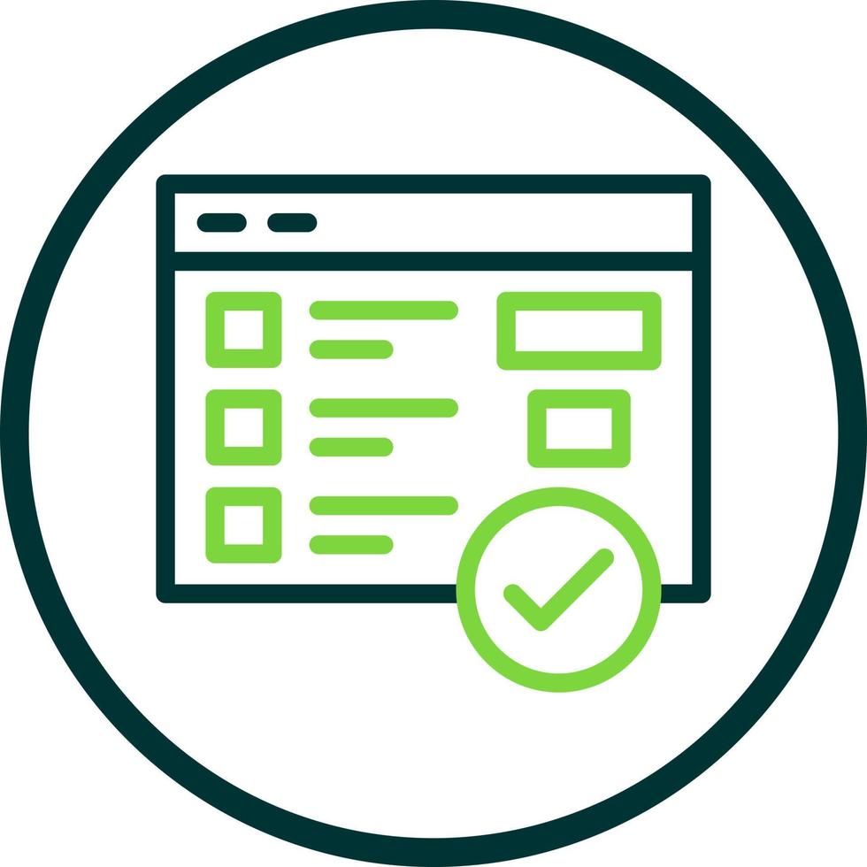 Featured Snippet Vector Icon Design