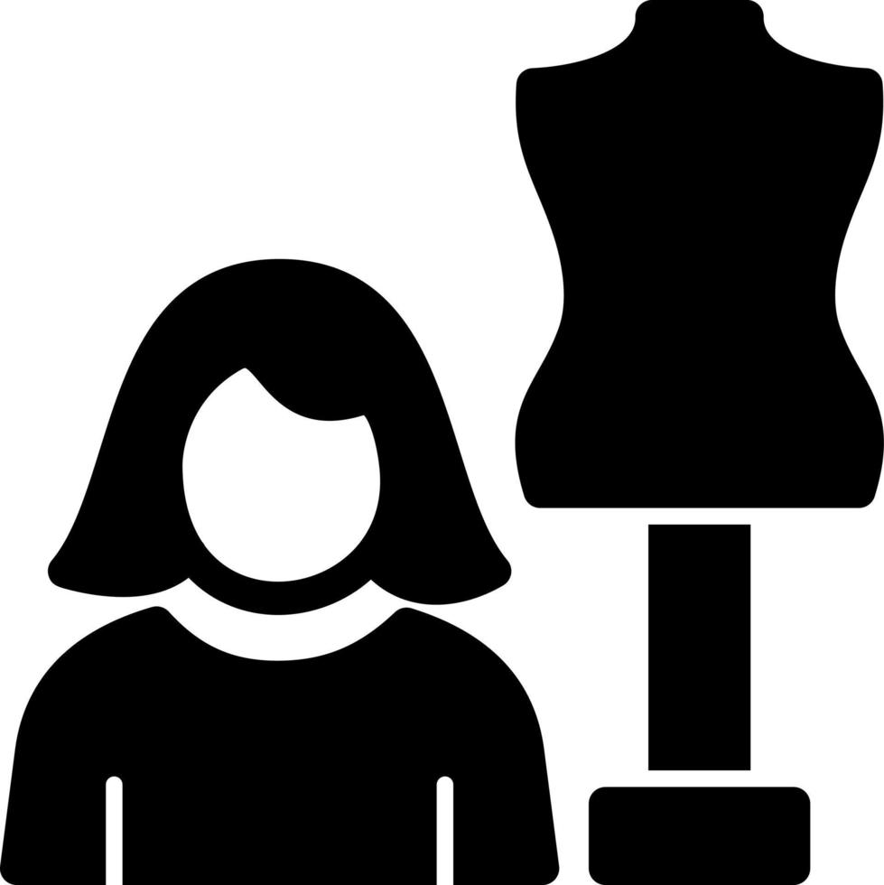 diseño de icono de vector de diseñador de moda