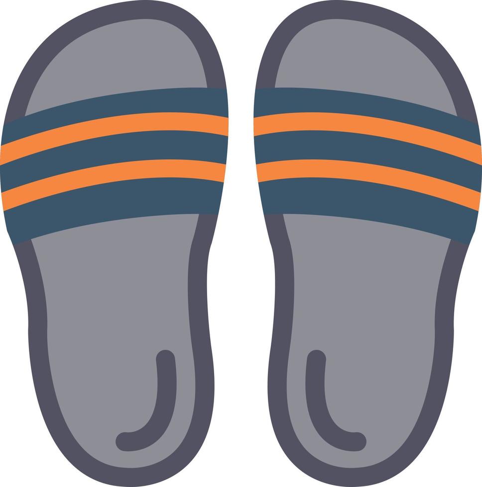 Flip Flop Vector Icon Design