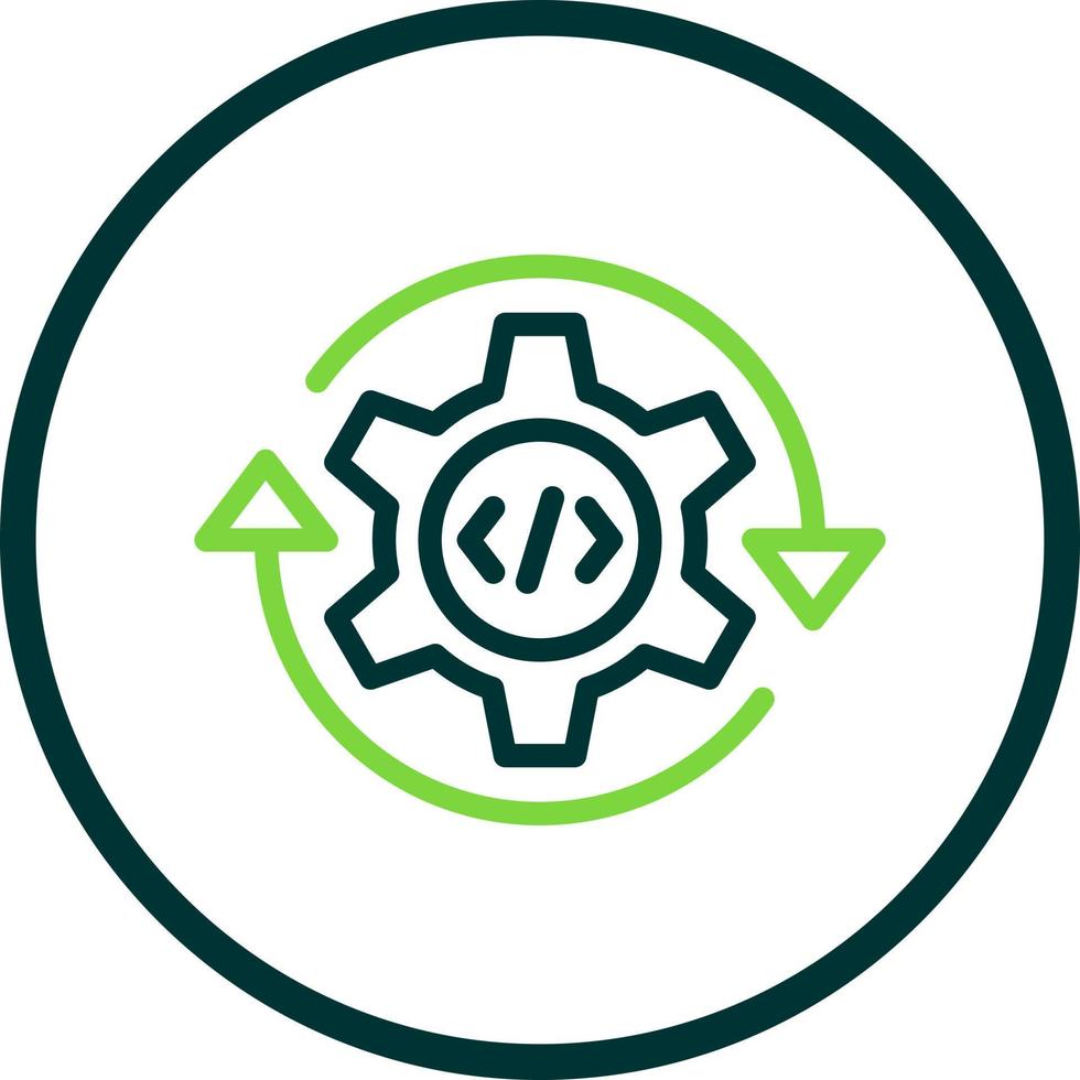 Continuous Integration Vector Icon Design