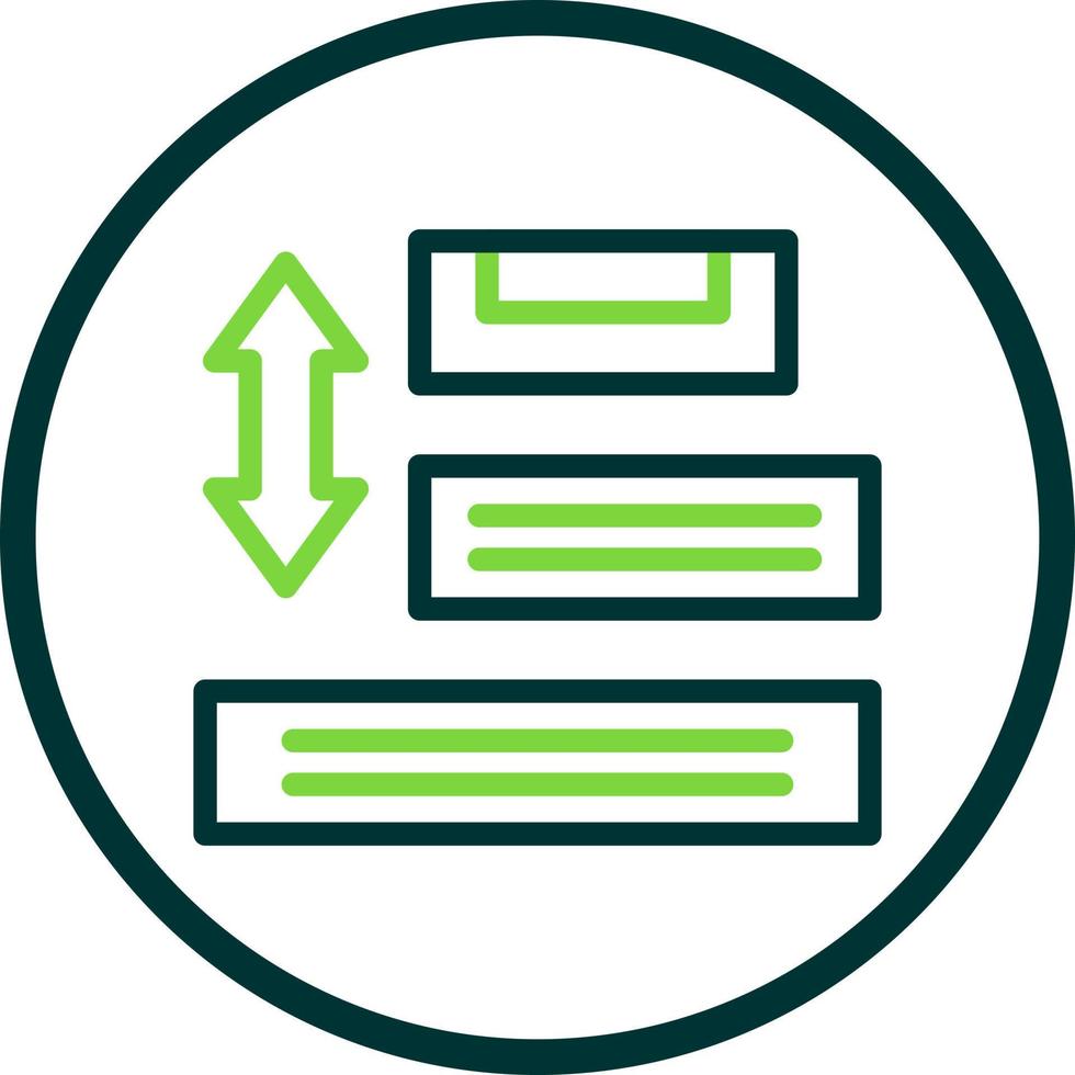 Agile Prioritize Vector Icon Design