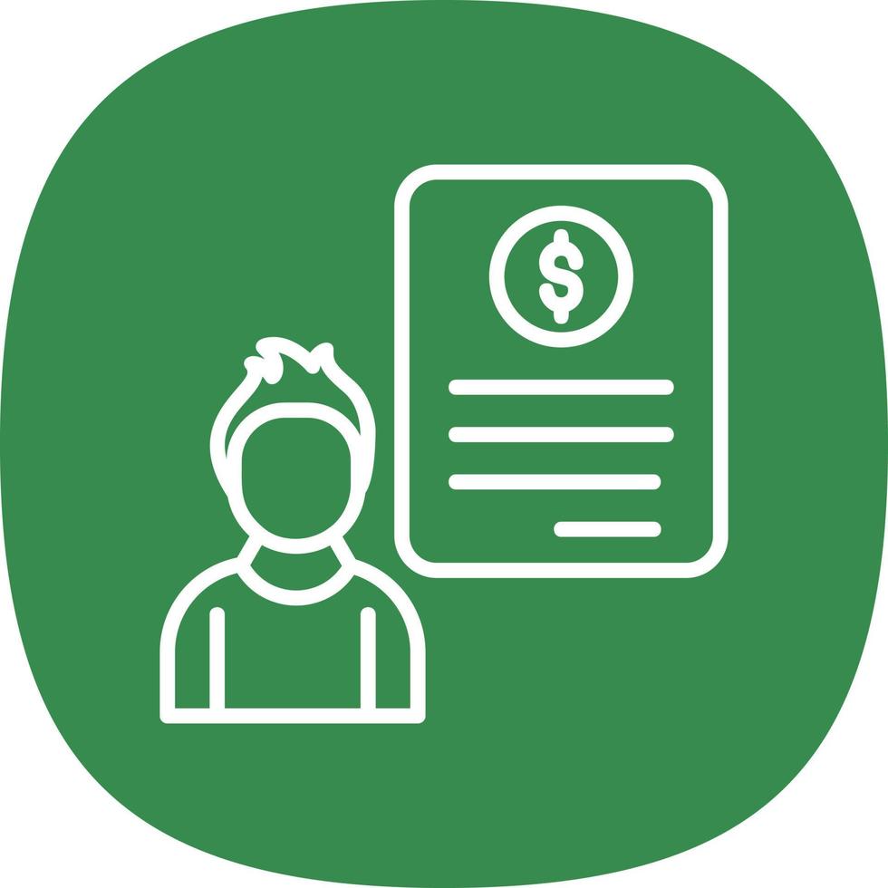 Auditor Vector Icon Design