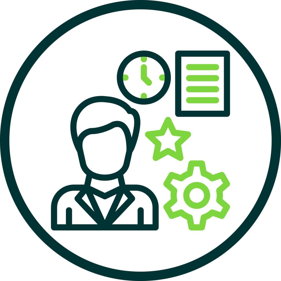 Product Manager Vector Icon Design