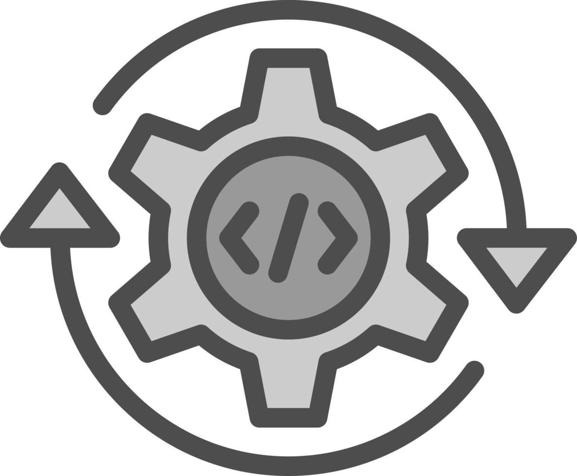 Continuous Integration Vector Icon Design