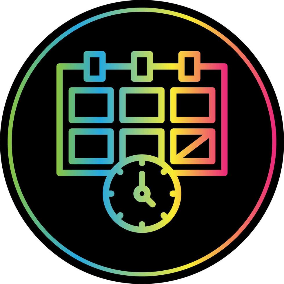 Deadline Vector Icon Design