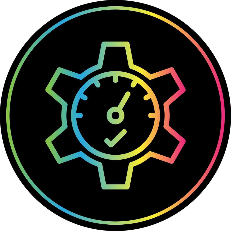 Constant Development Pace Vector Icon Design