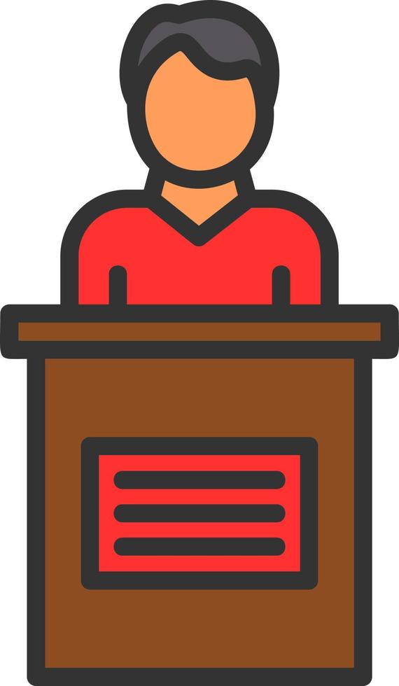 Candidate Male Vector Icon Design