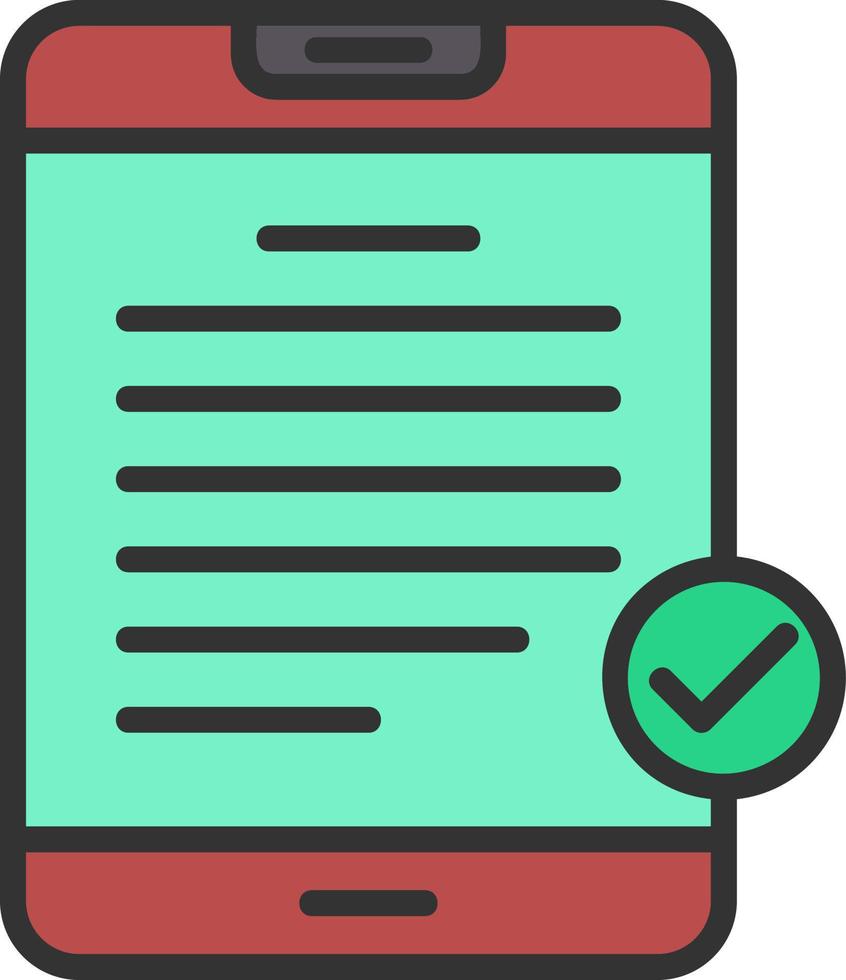 Digital Contract Vector Icon Design