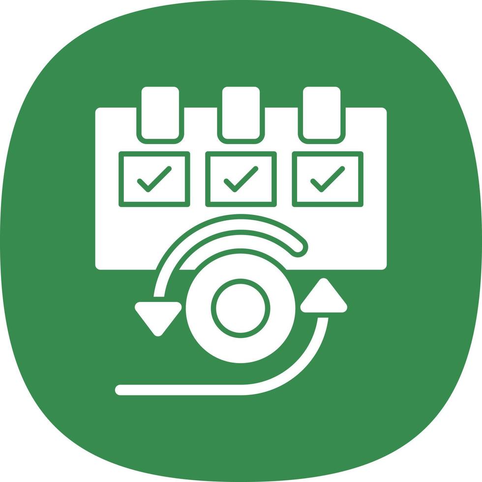 Daily Scrum Vector Icon Design