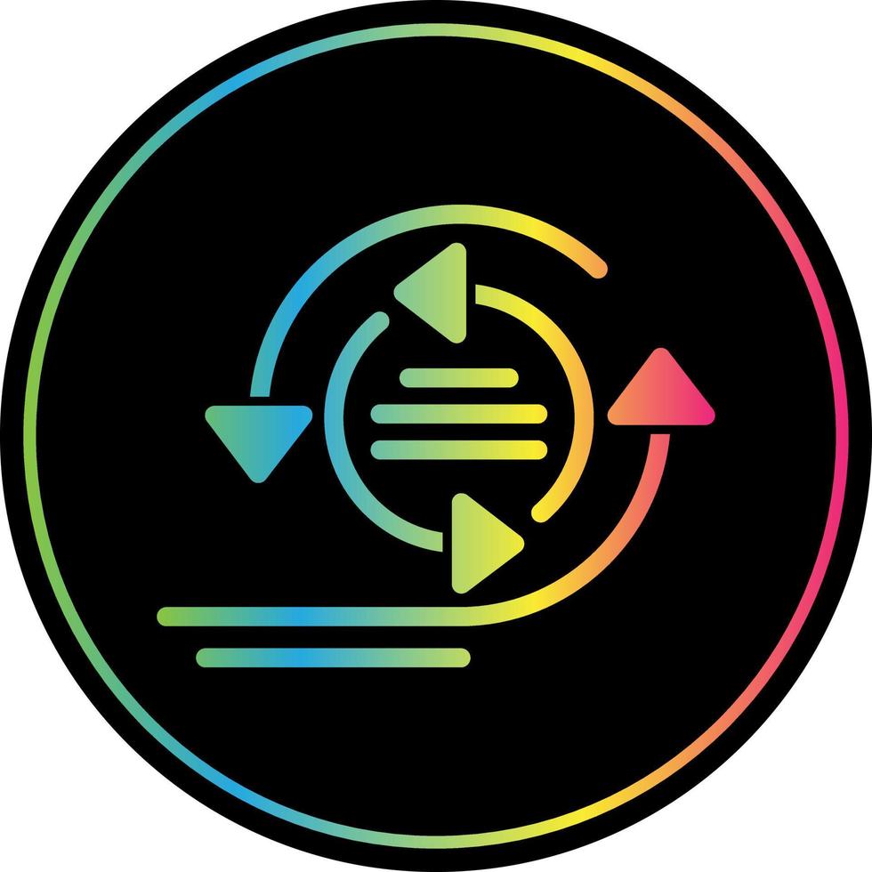 Iteraction Vector Icon Design
