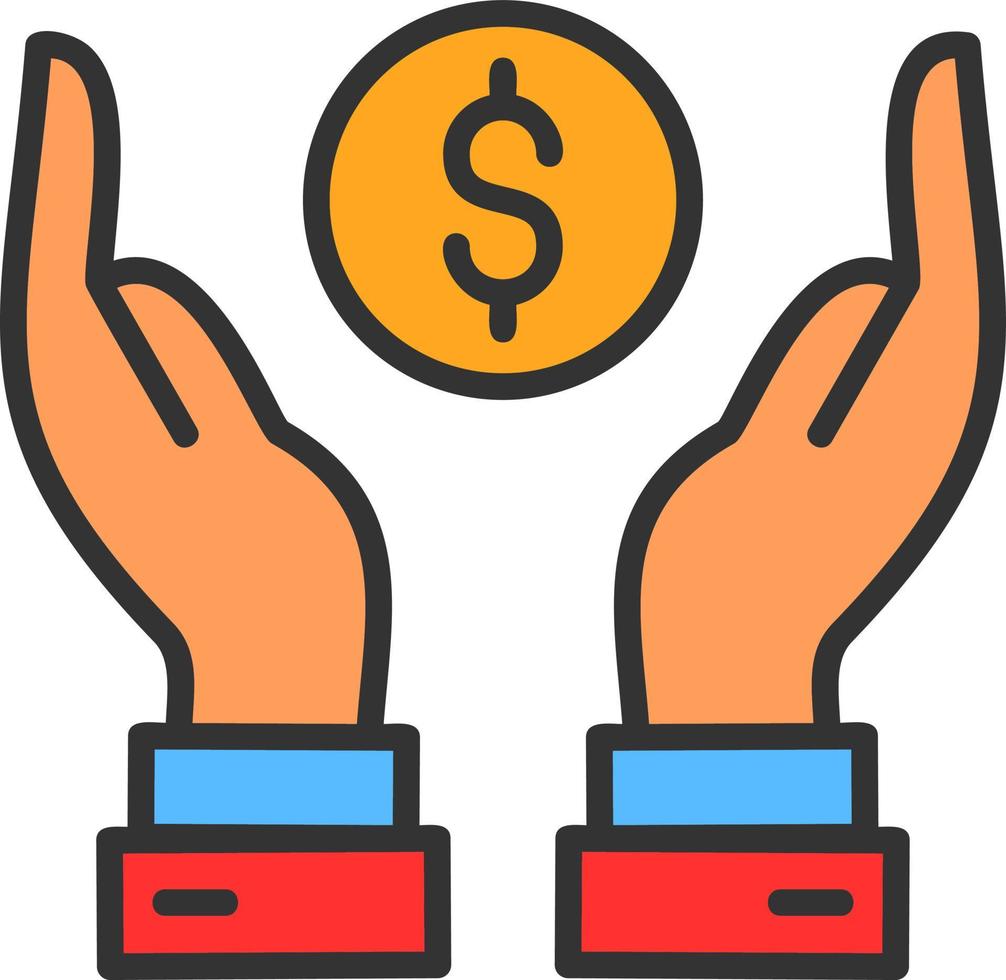 Financial Bonus Vector Icon Design