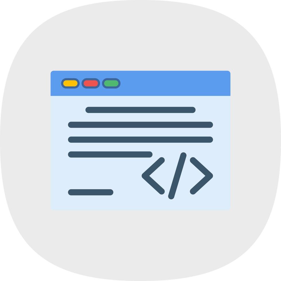 Code Vector Icon Design