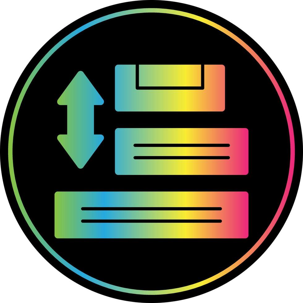 Agile Prioritize Vector Icon Design