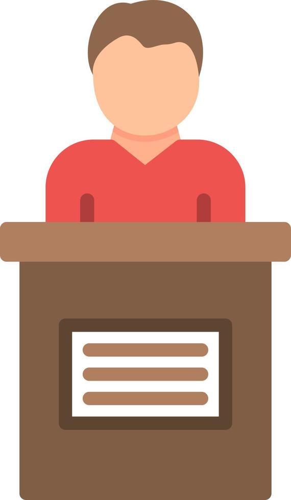 Candidate Male Vector Icon Design