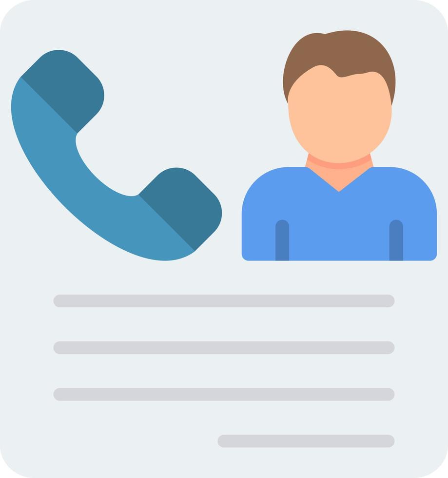 Contacting Candidates Vector Icon Design
