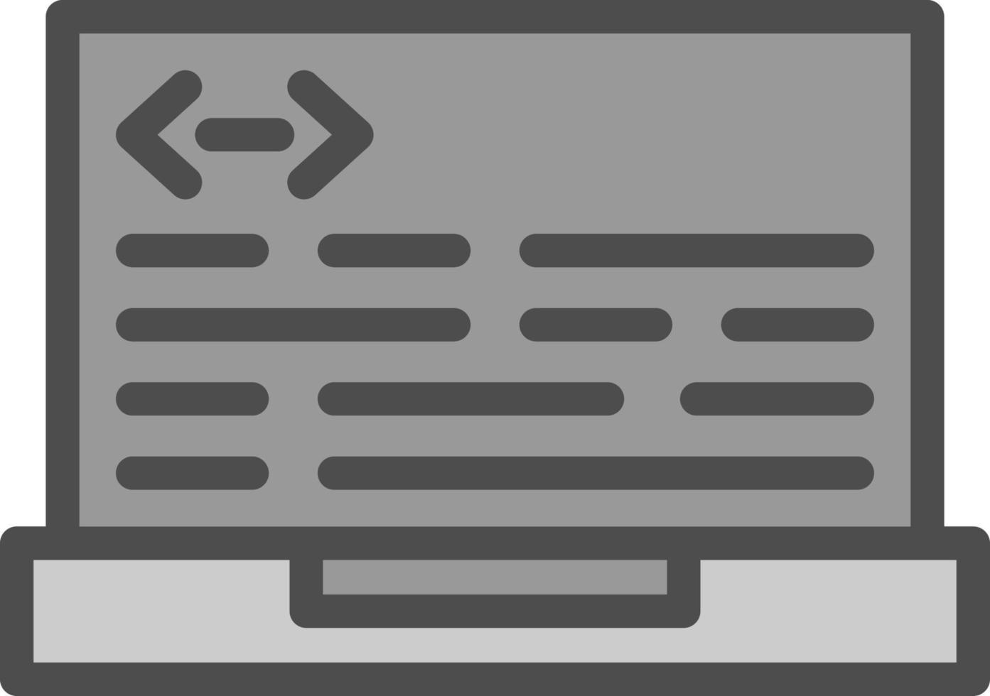 Header Code Vector Icon Design