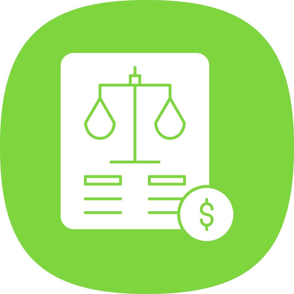 Balance Sheet Vector Icon Design