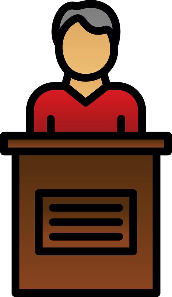 Candidate Male Vector Icon Design