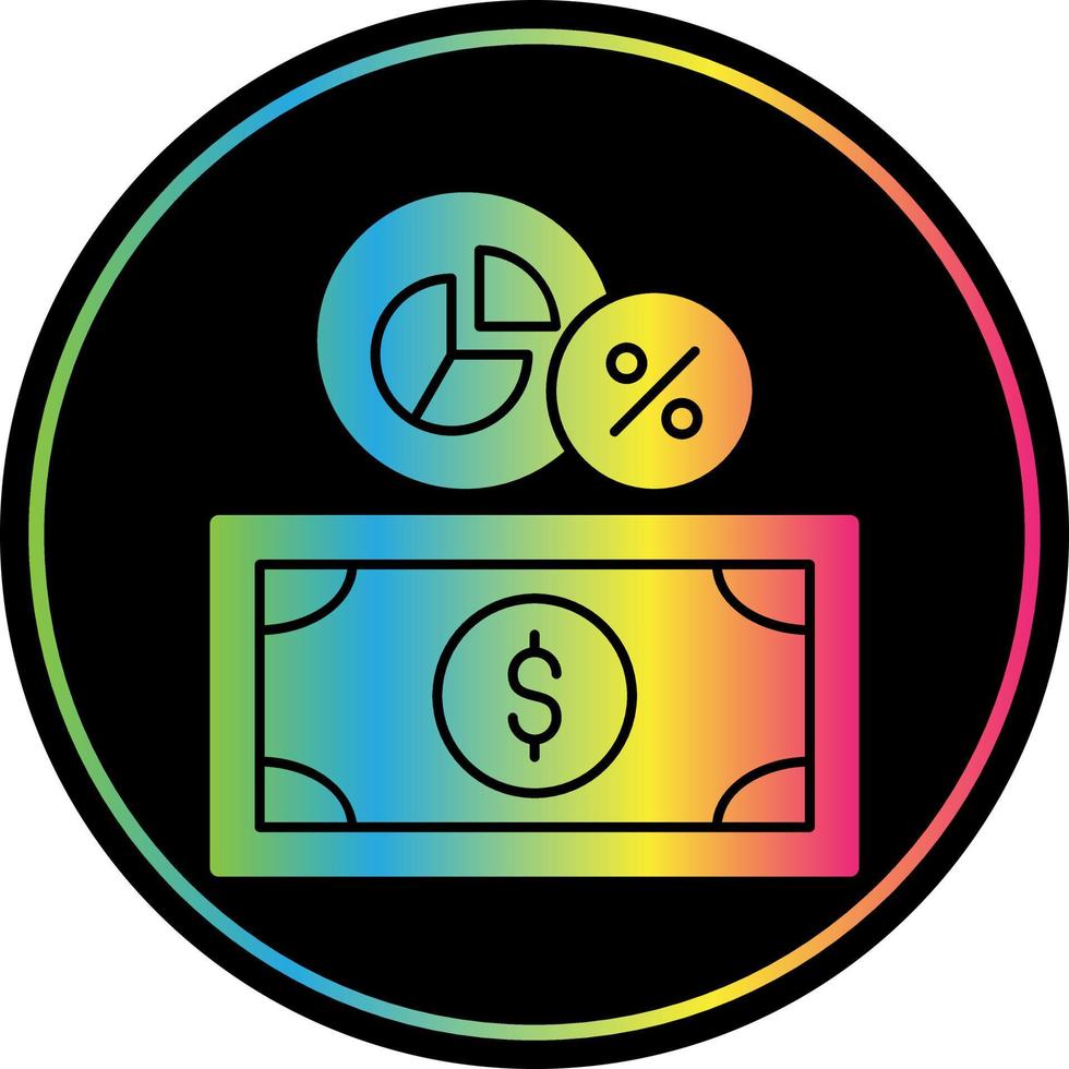 Money Margin Vector Icon Design