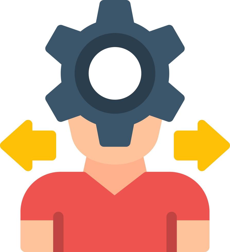 Decision Making Process Vector Icon Design