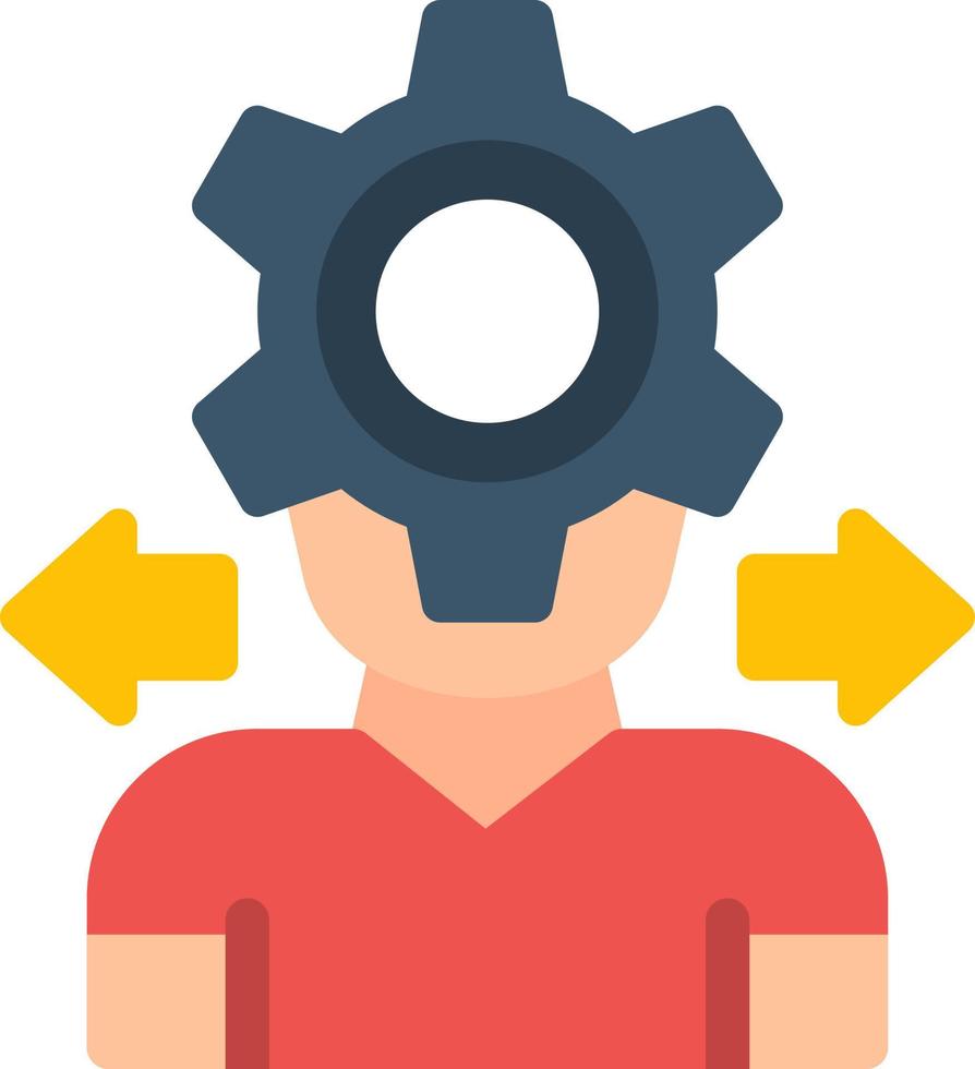 Decision Making Process Vector Icon Design