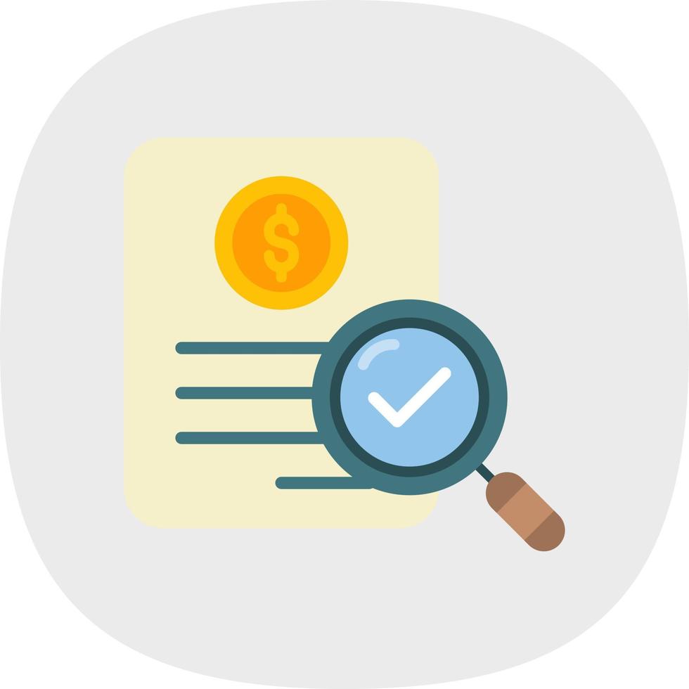Audit Vector Icon Design