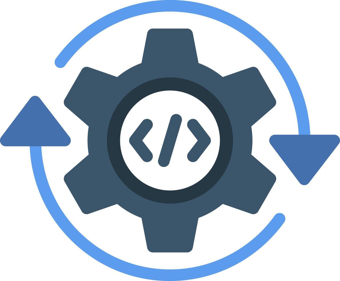 Continuous Integration Vector Icon Design