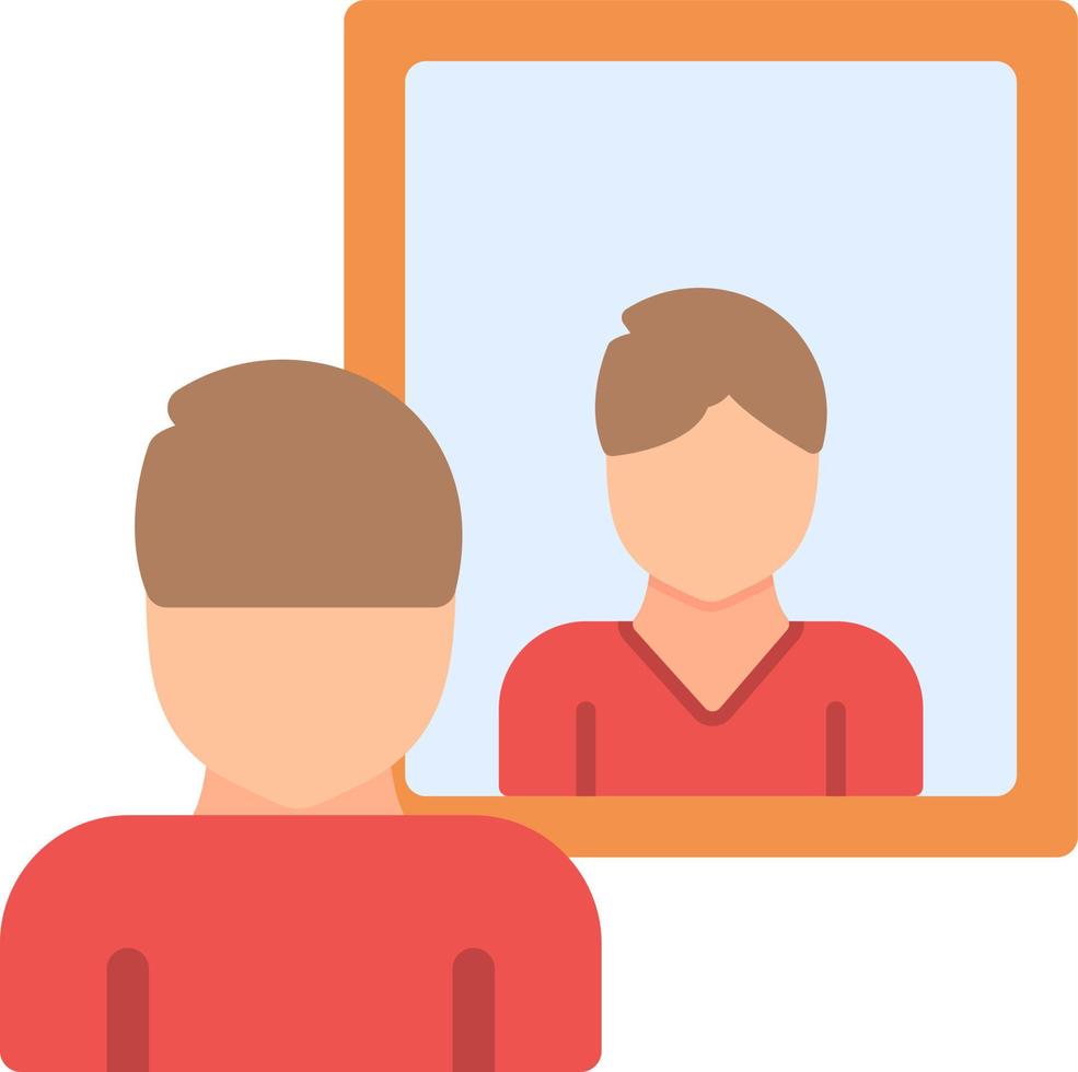 Narcissism Vector Icon Design