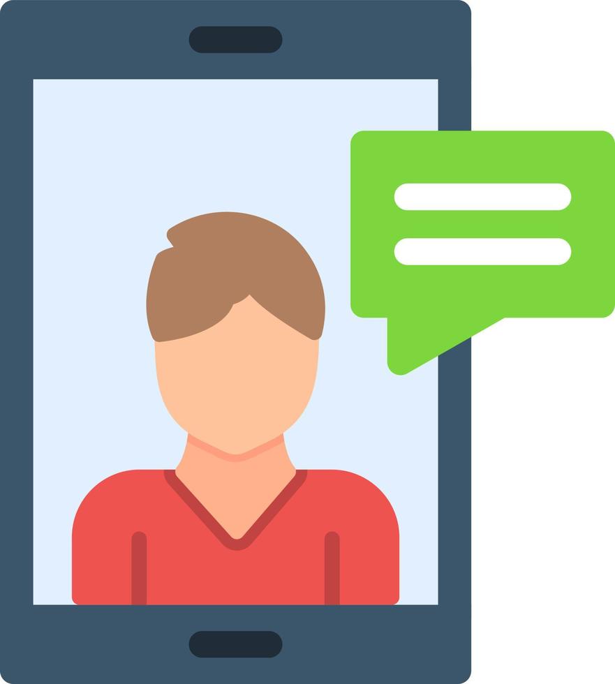 Online Counseling Vector Icon Design