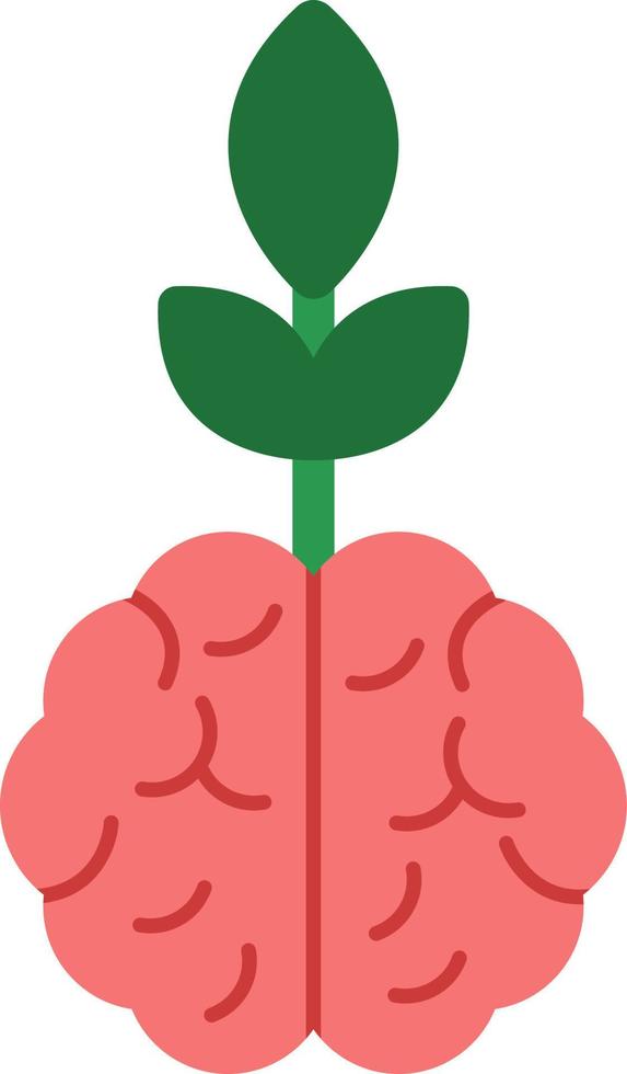 diseño de icono de vector de crecimiento mental