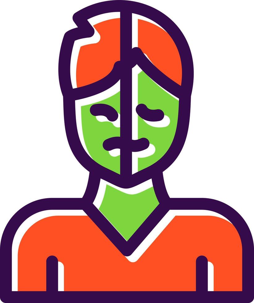 Bipolar Emotion Vector Icon Design