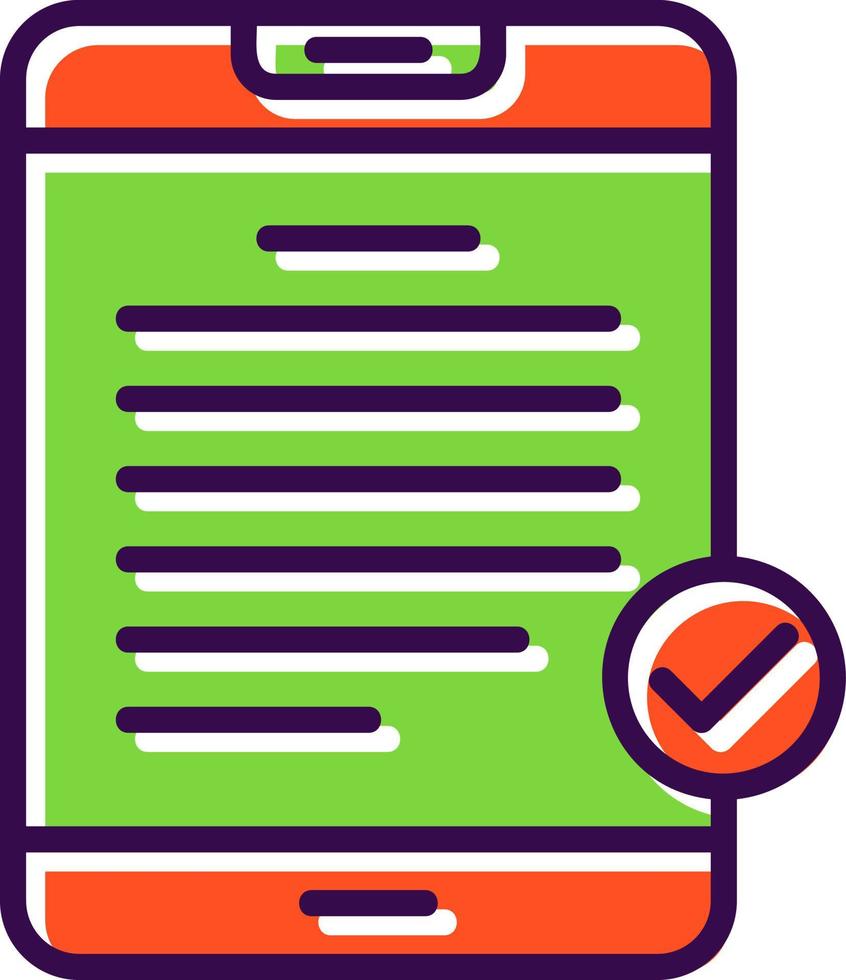 Digital Contract Vector Icon Design