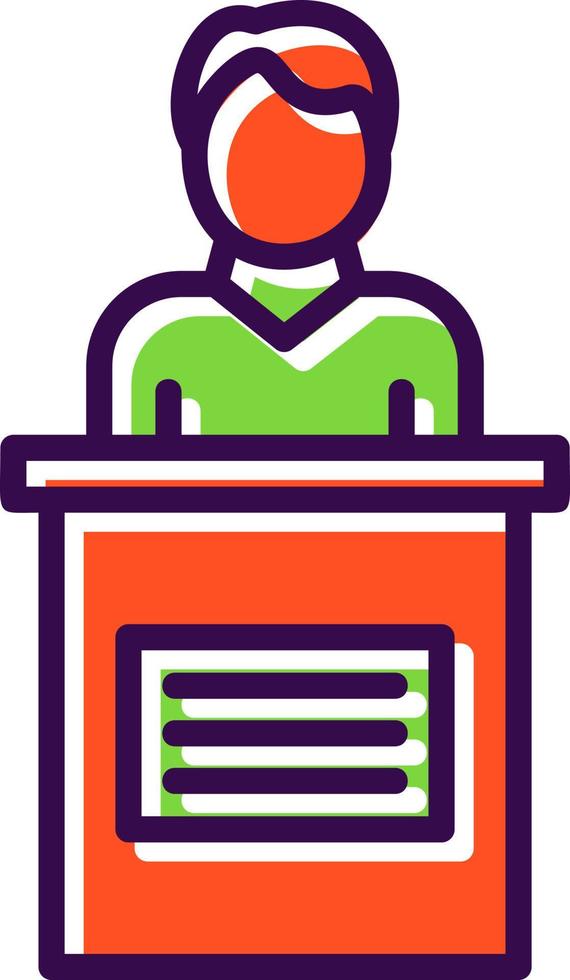 Candidate Male Vector Icon Design