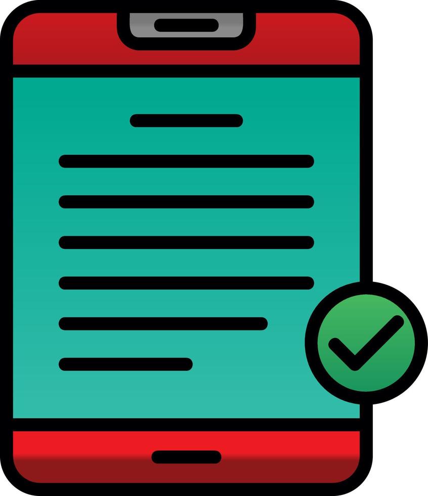Digital Contract Vector Icon Design