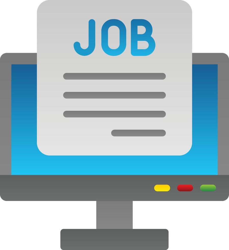 Job Vacancy Vector Icon Design