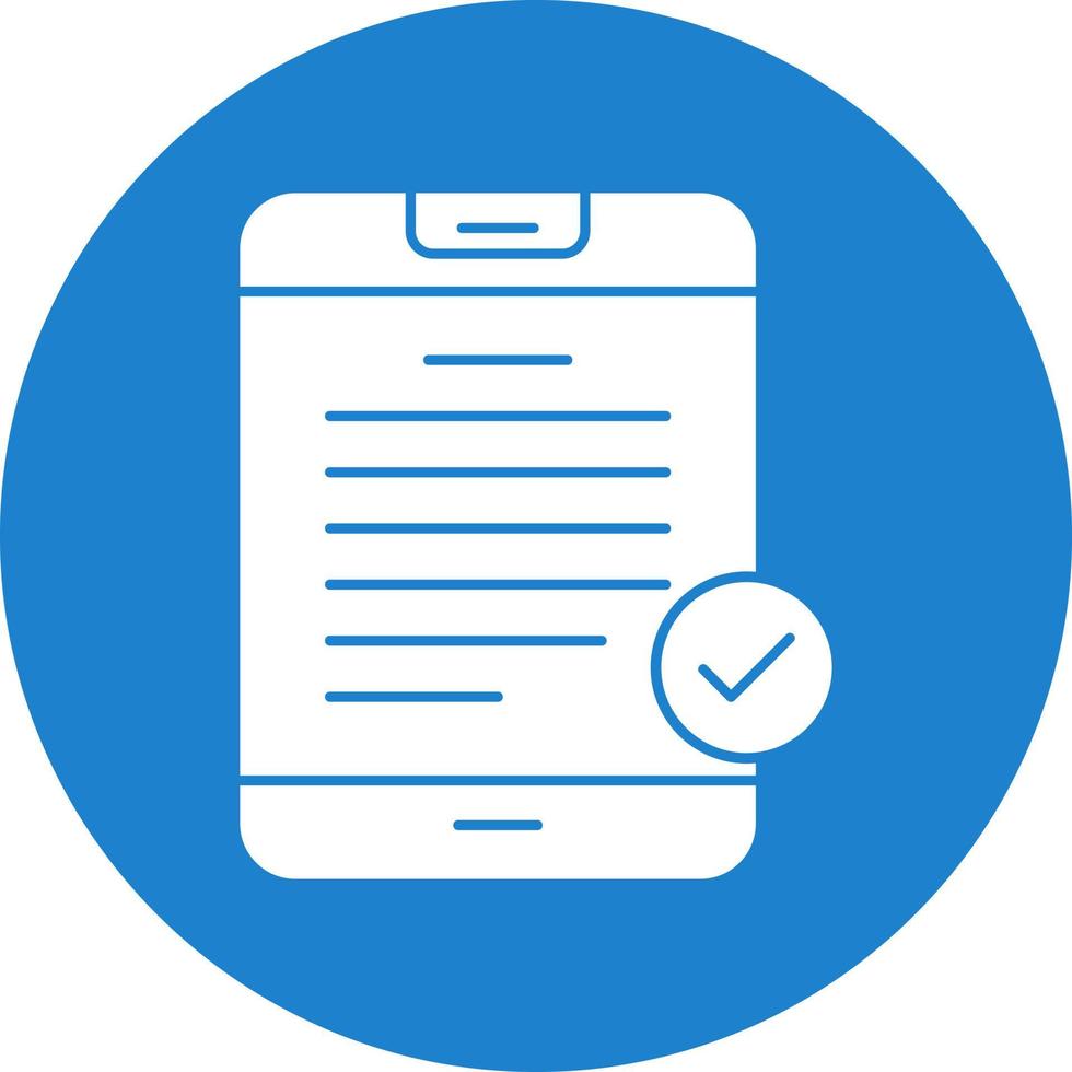 Digital Contract Vector Icon Design