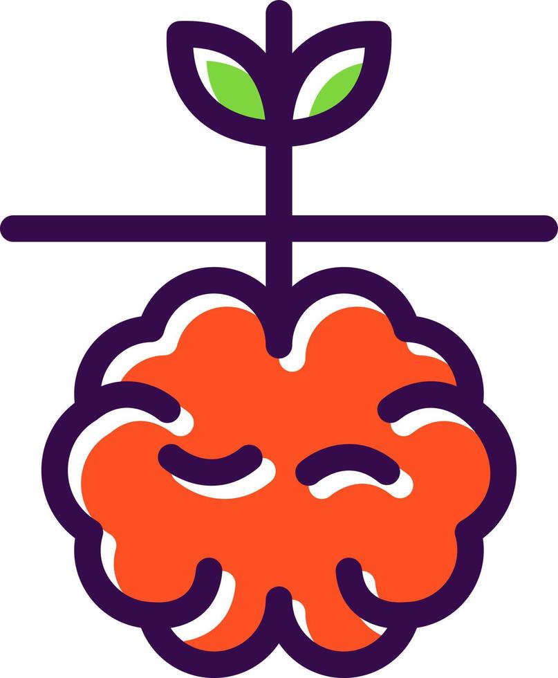 Mental Growth Vector Icon Design