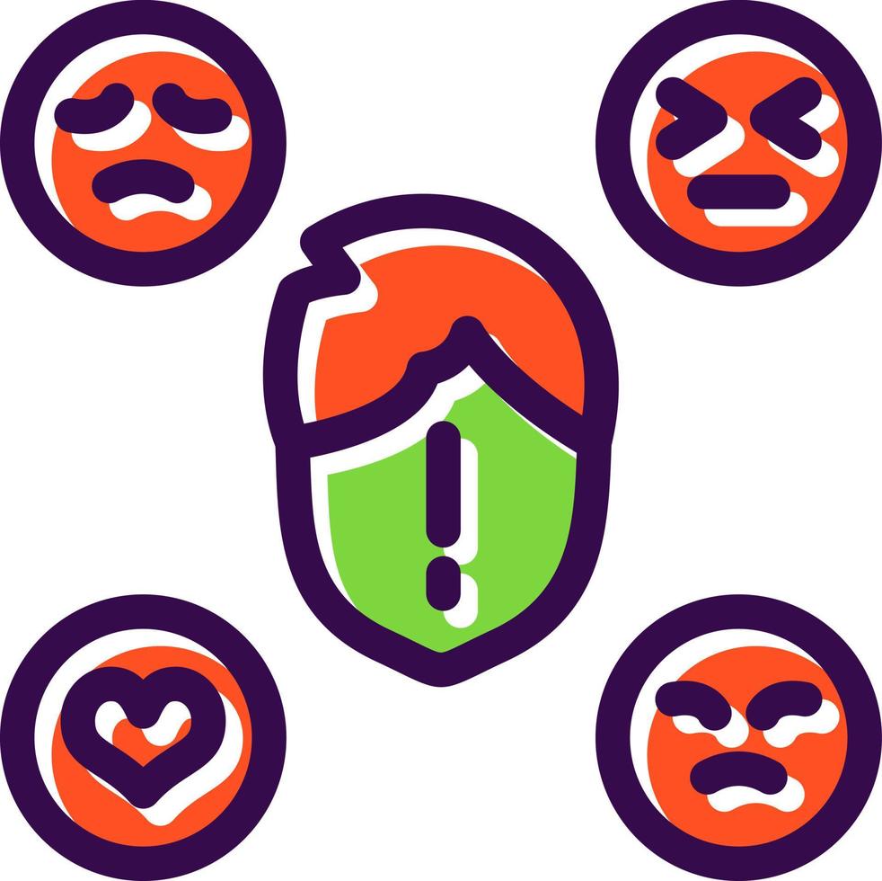 Emotion Factors Vector Icon Design